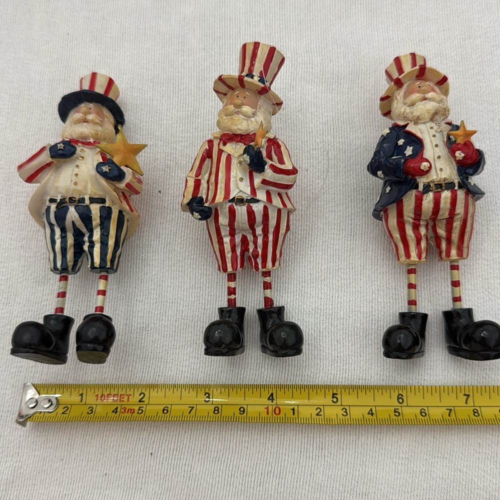 Patriotic Uncle Sam Figurines July 4th decor (mlb) - Picture 5 of 12